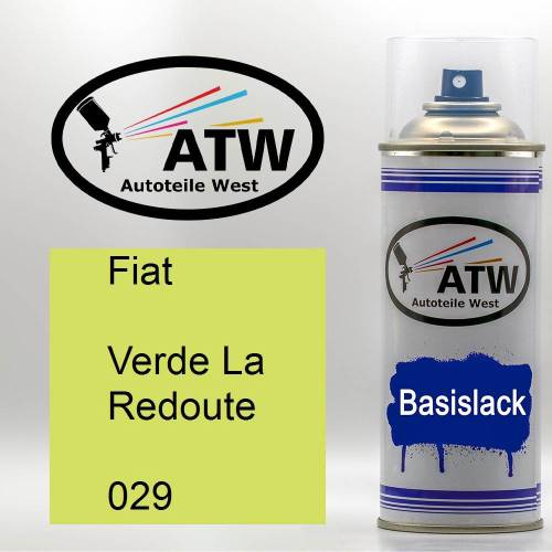 Fiat, Verde La Redoute, 029: 400ml Sprühdose, von ATW Autoteile West.